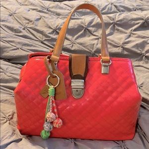 Consuela pink scream candy crush large handbag